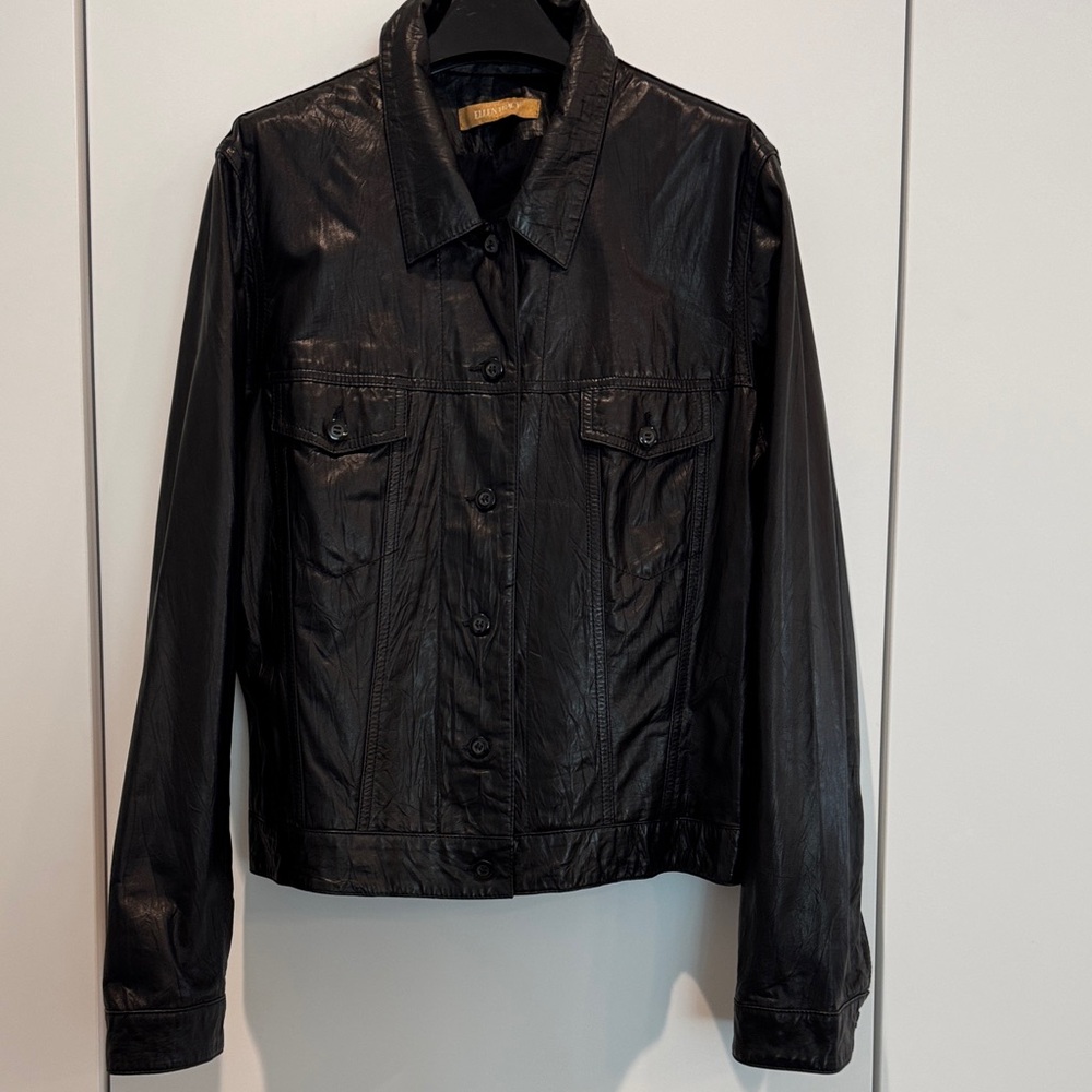 Ellen Tracy Black Leather Jacket